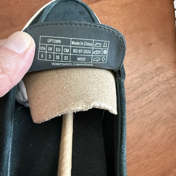 Women's Vionic Uptown Loafer Suede. Sacrab Color. Size 5 WIDE NIB Orthotic - Picture 12 of 15